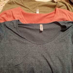 Lularoe Lynnae Women's Casual Tops - Blue, Pink, Green